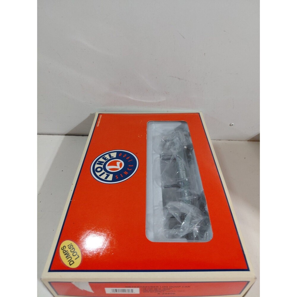 Lionel 6-29806 O Gauge Model Railroad Weyhaeuser Operating Log Car w/Box - Picture 13 of 14